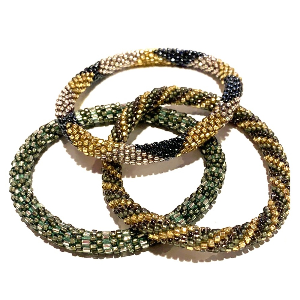 Lily and Laura beaded bracelets